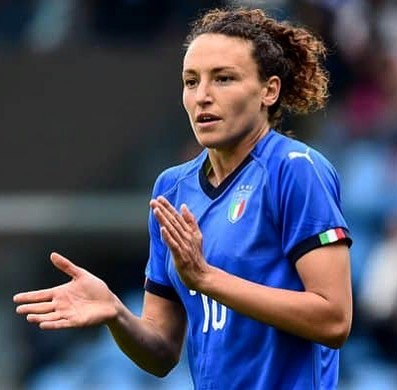 Ilaria Mauro, convocata nella nazionale di calcio nel 2013 per l'europeo e nel 2015 per il mondiale