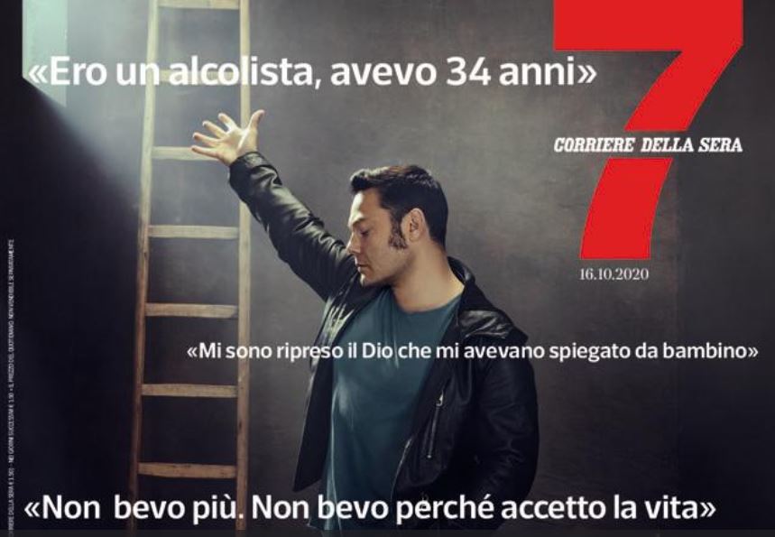 Tiziano Ferro sulla copertina di "7"