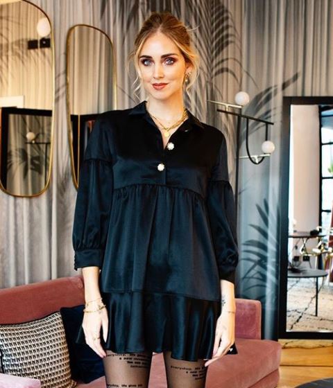 Chiara Ferragni in una foto recente