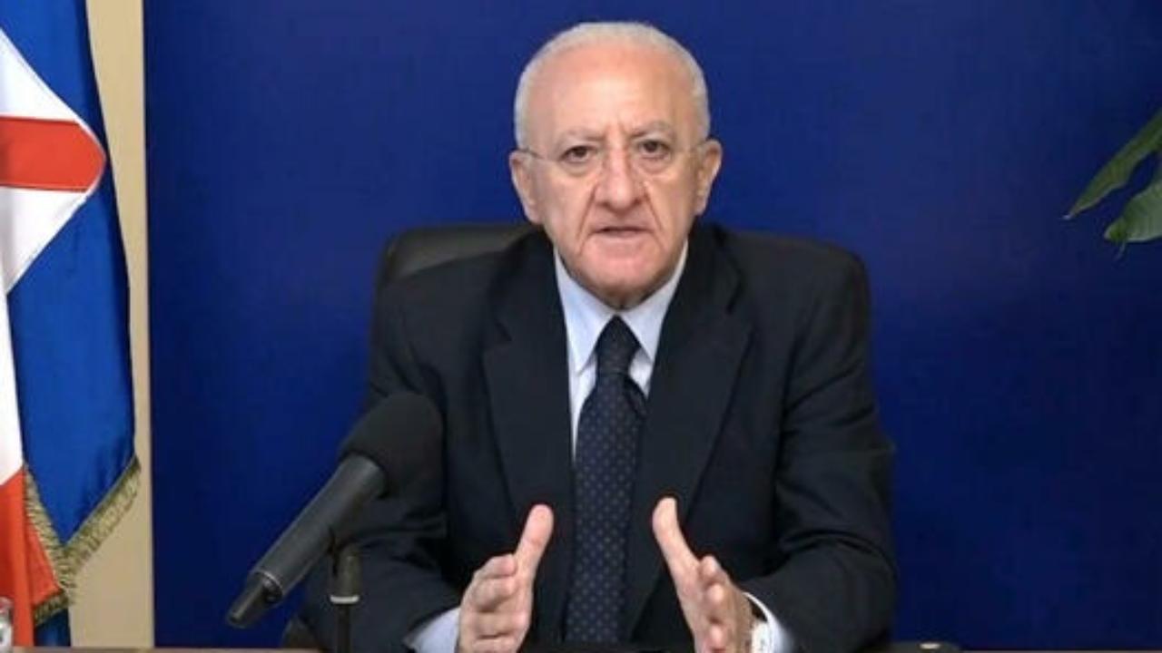 Campania il governatore Vincenzo De Luca