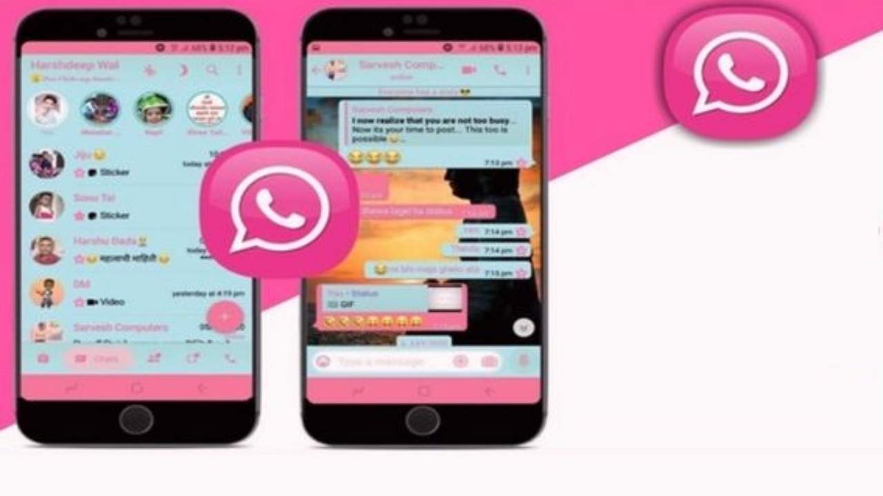WhatsApp Pink truffa
