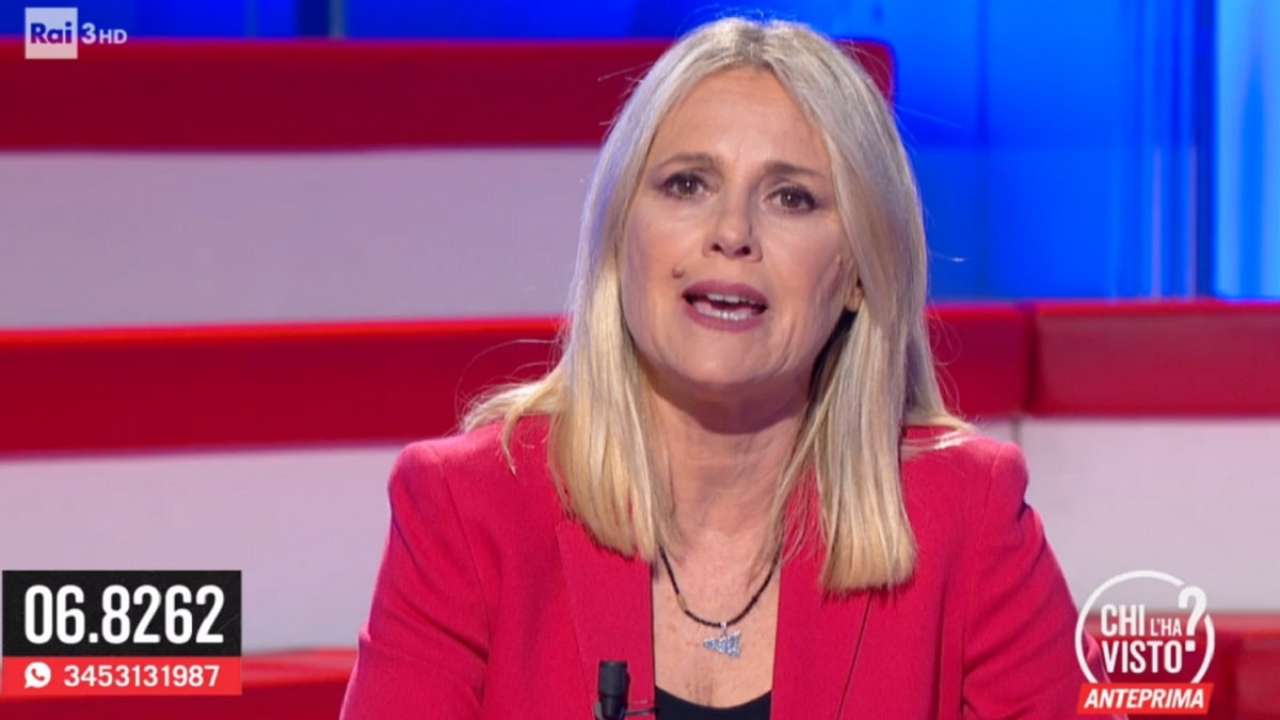 Chi l'ha visto la conduttrice Federica Sciarelli