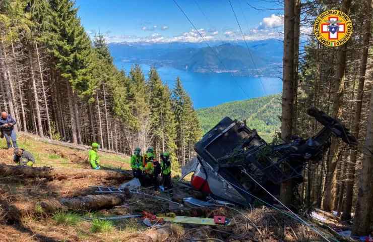 incidente funivia