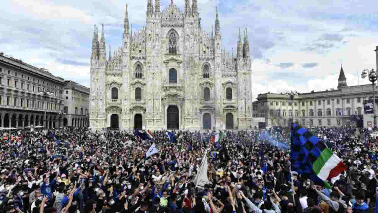 Inter assembramenti alla festa scudetto