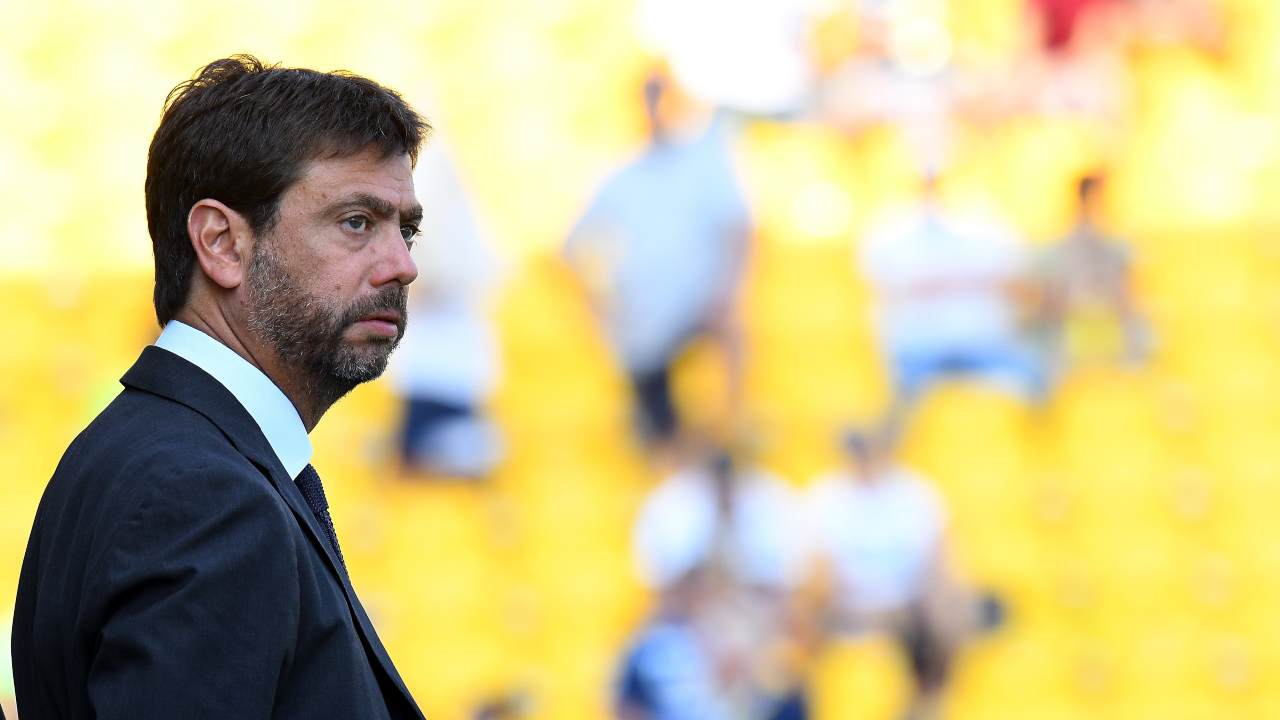 Juventus il presidente Andrea Agnelli