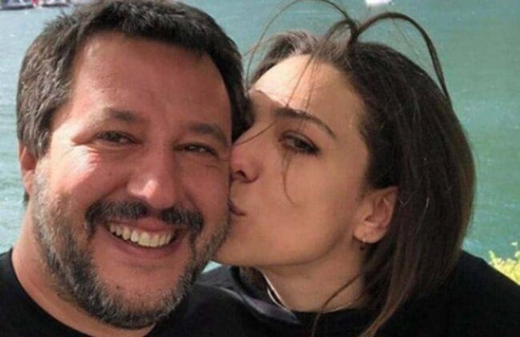 Matteo Salvini e Francesca Verdini