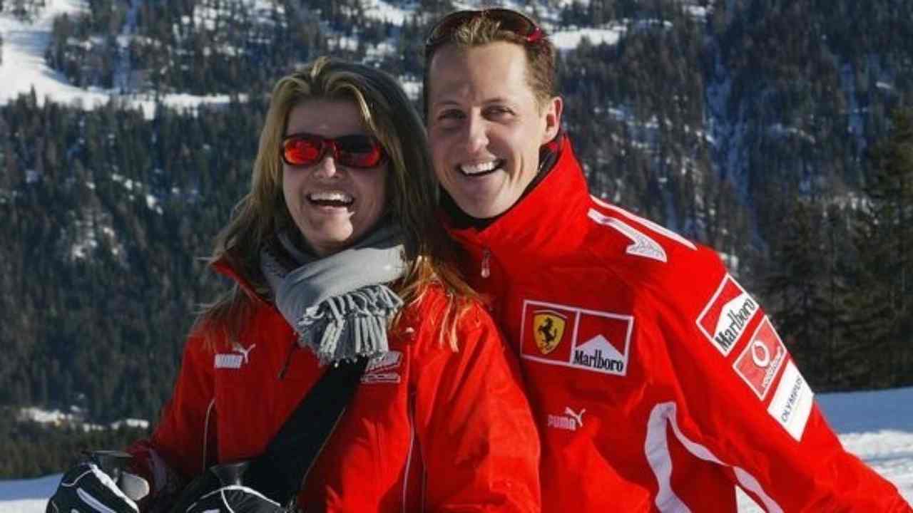 Michael Schumacher e sua moglie Corinna
