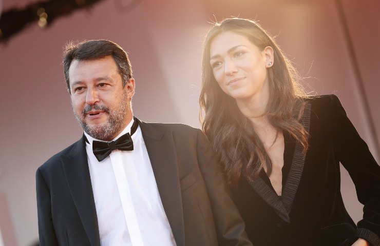 Matteo Salvini e Francesca Verdini 