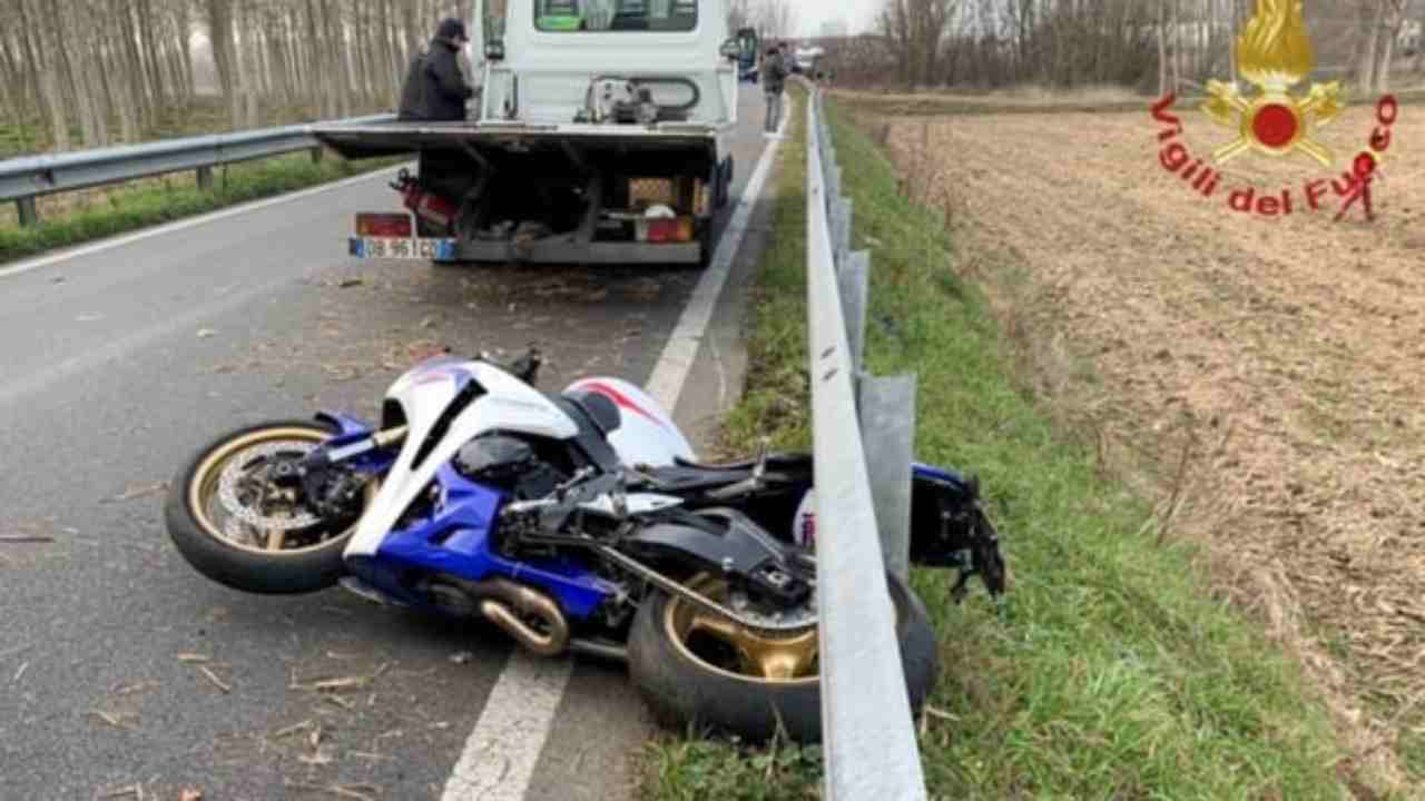 incidente in moto