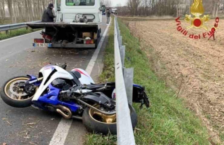 incidente in moto