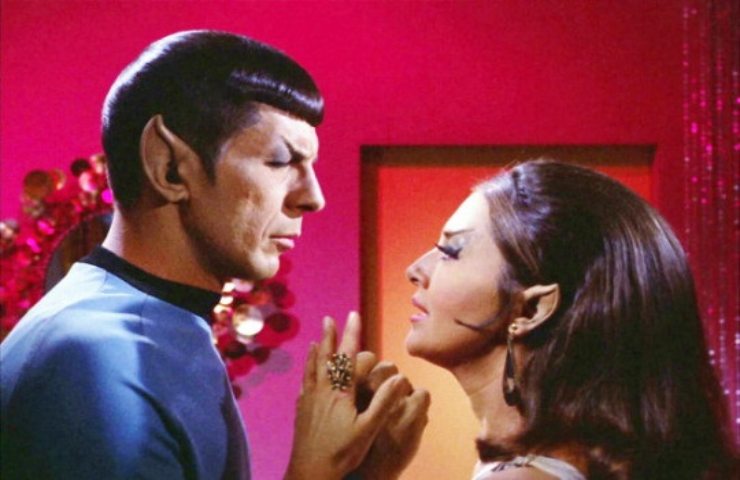 Joanne Linville e Leonard Nimoy in Star Trek