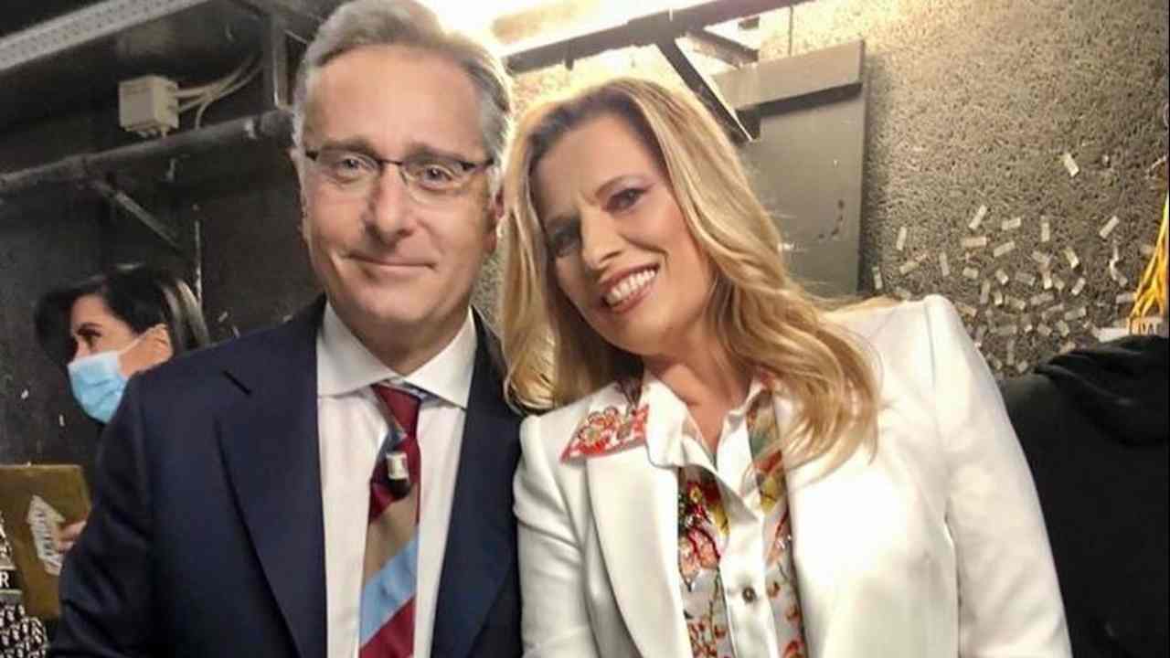 Paolo Bonolis e Laura Freddi
