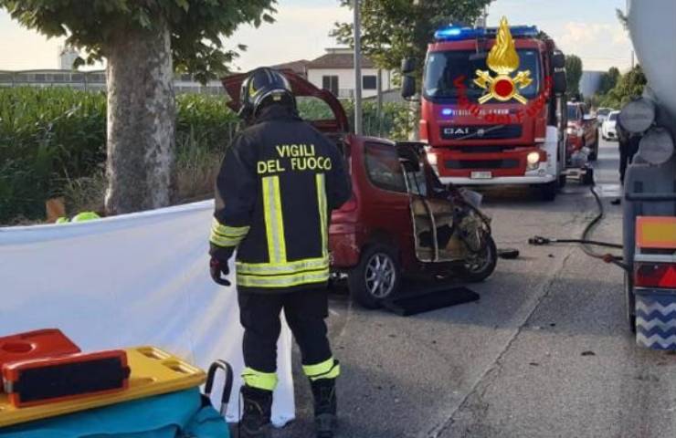 Incidente stradale mortale in provincia di Padova