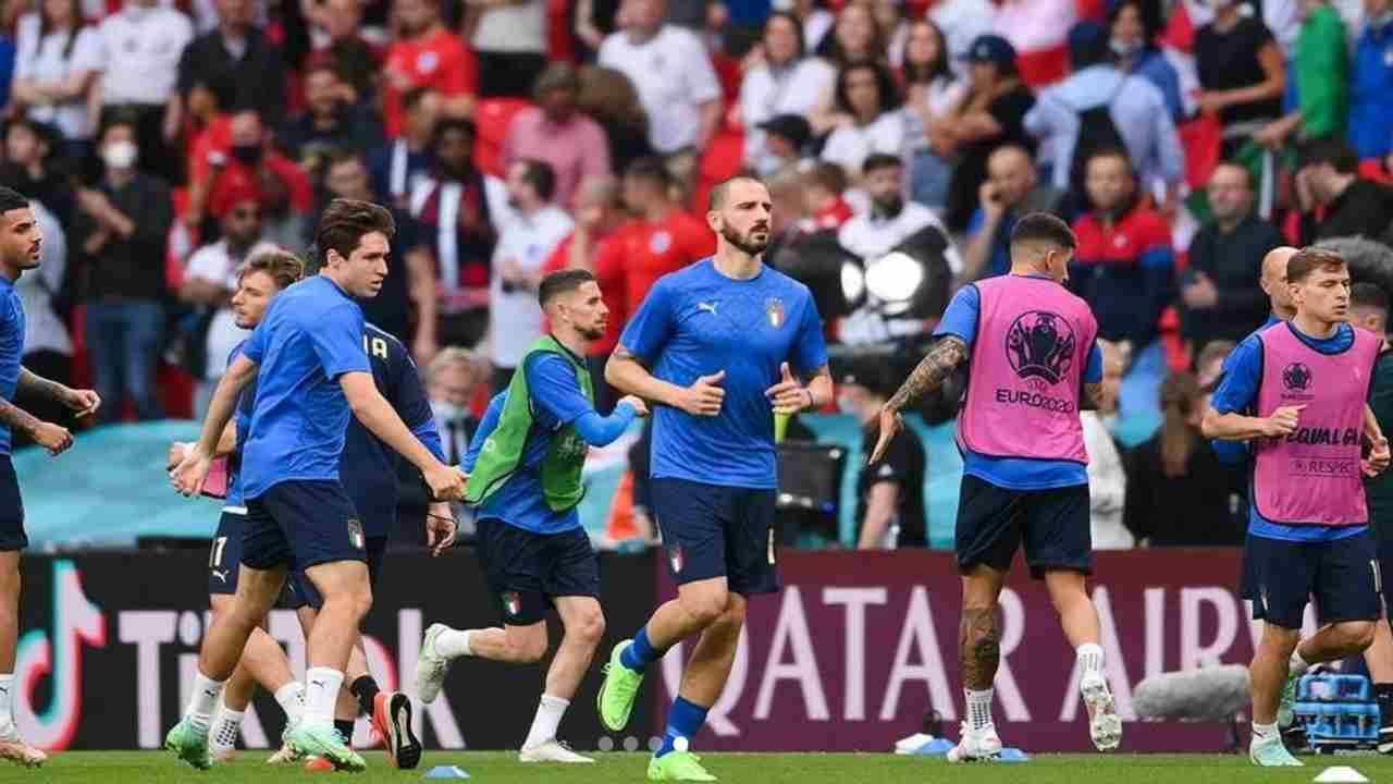 Italia Inghilterra gli azzurri nel prepartita