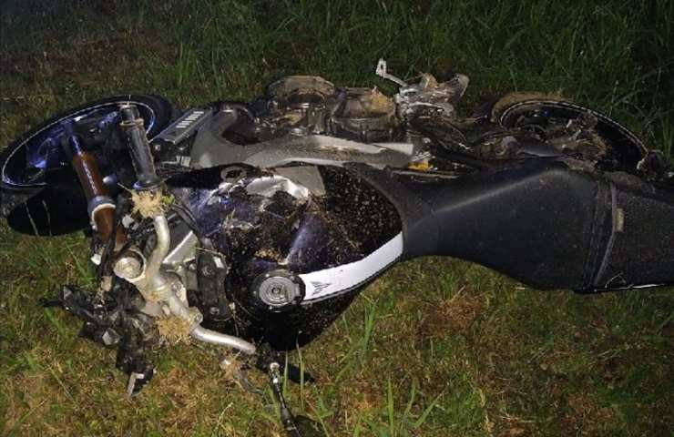 Incidente in moto presso Udine