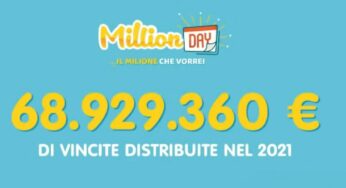 Million Day 20 luglio: estrazione dei numeri vincenti