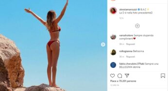 Alessia Marcuzzi, l’ultima foto infiamma il web