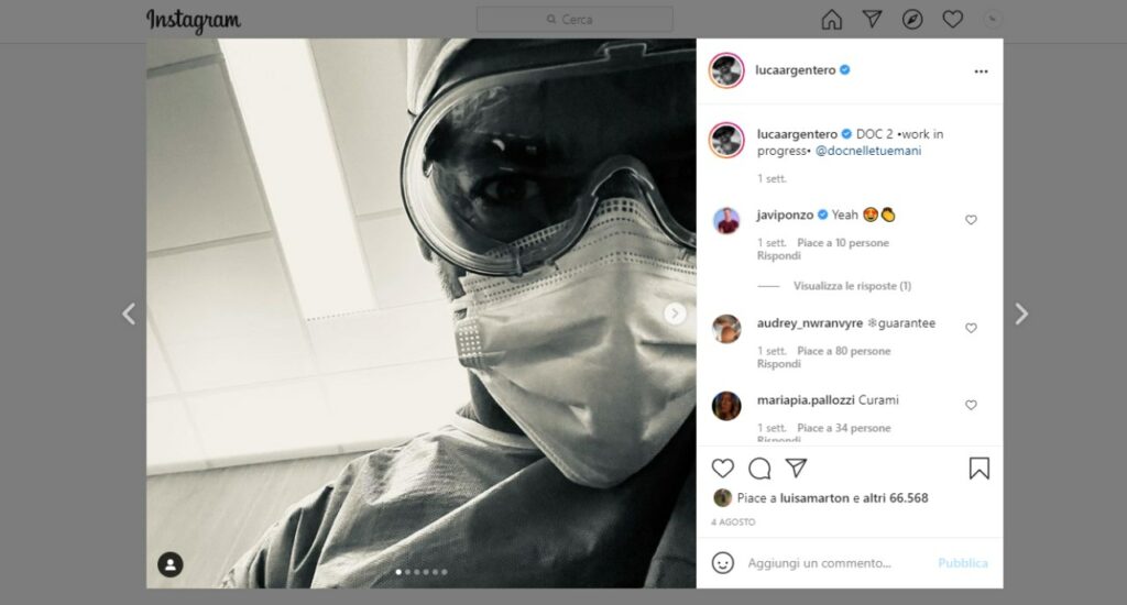 Screenshot Luca Argentero