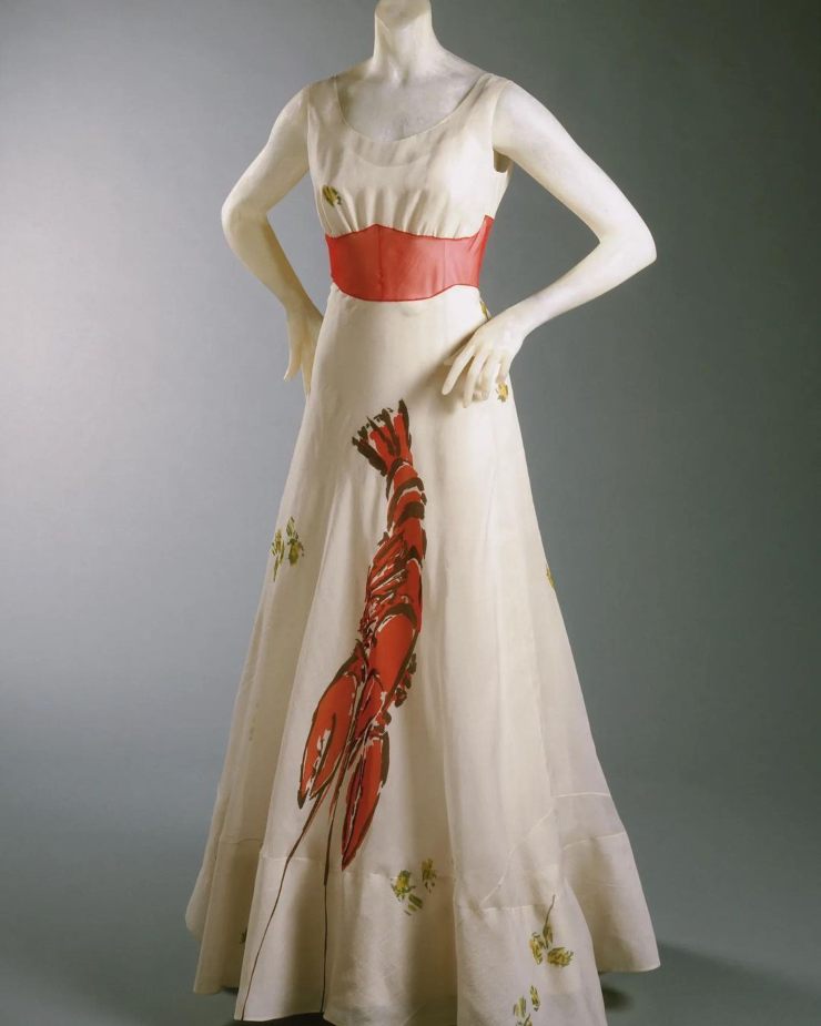 Elsa Schiaparelli abito aragosta ciaostyle.it-