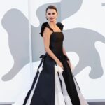 Penelope Cruz abito bianco e nero