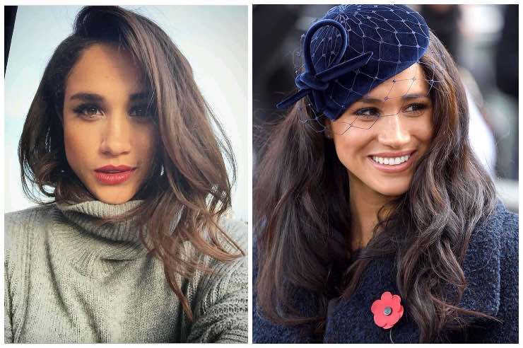 Meghan Markle ieri e oggi