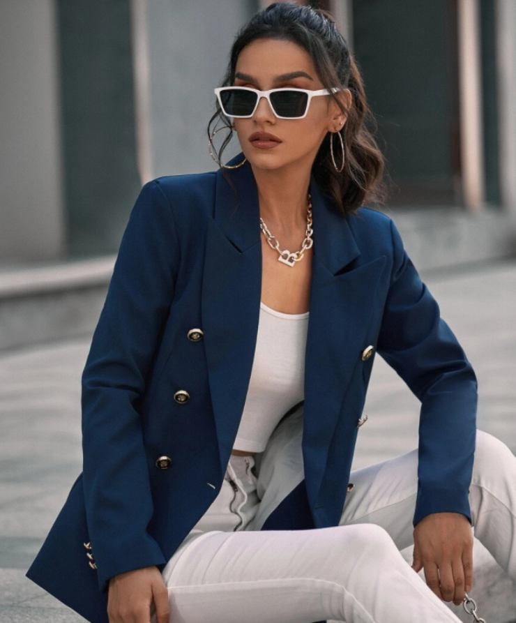 Blazer blu Shein