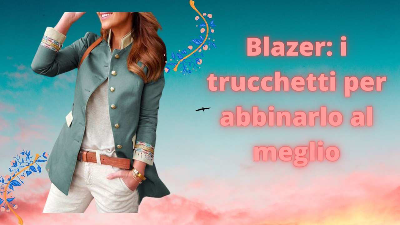 abbinare blazer doppio petto