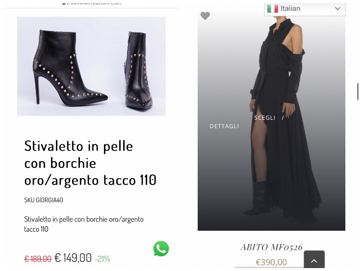 abito e scarpe