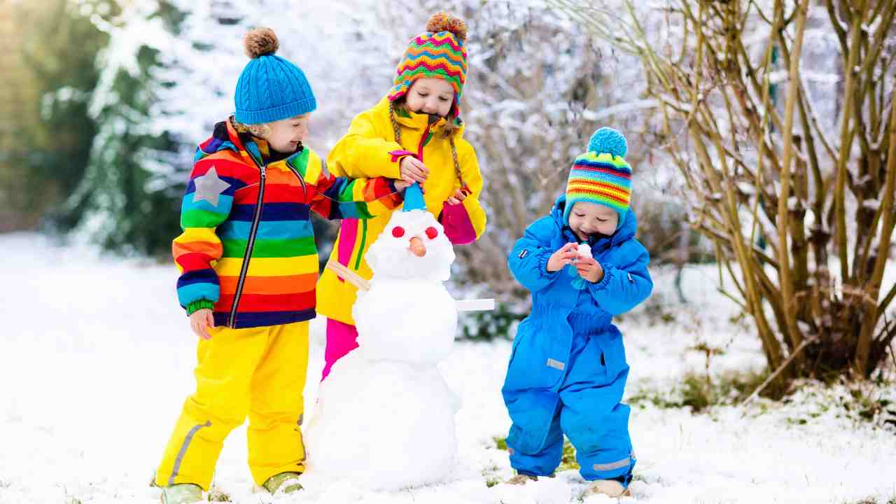 bambini neve