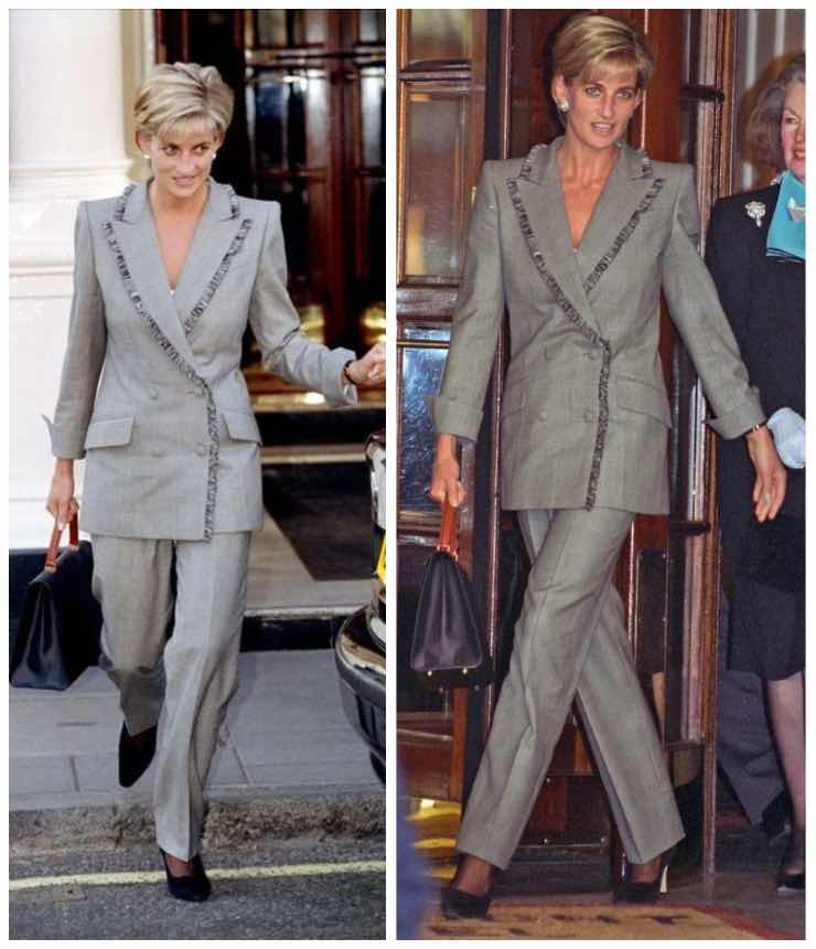 lady Diana giacca e pantalone