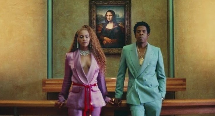 Beyoncé e Jay-Z al Louvre