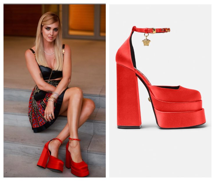 Scarpe rosse Ferragni