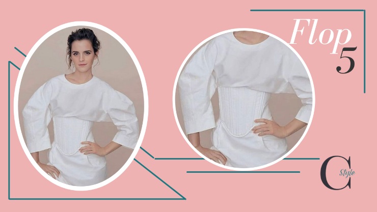 Emma Watson con outfit bianco