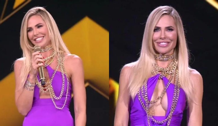 Ilary Blasi come indossa la collana catena idee look 