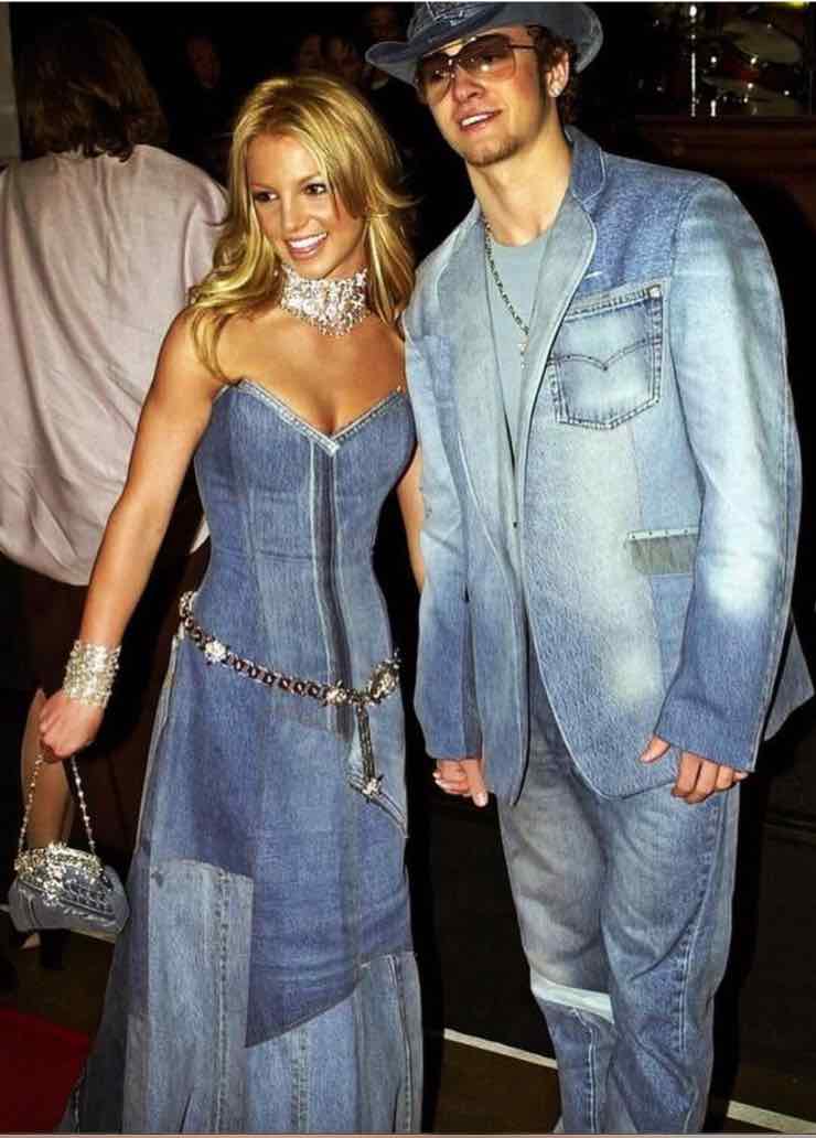 Justin Timberlake e Britney Spears denim