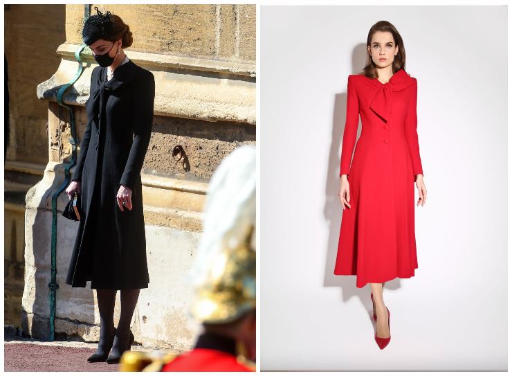 Kate Middleton cappotto Catherine Walker