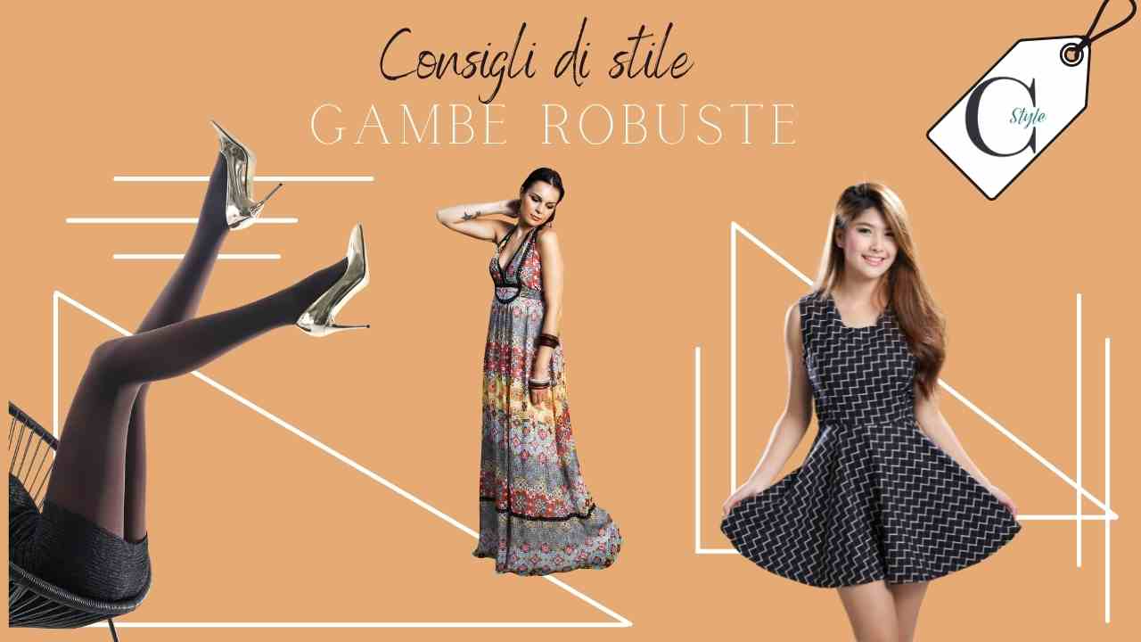 Copertina gambe robuste consigli di stile