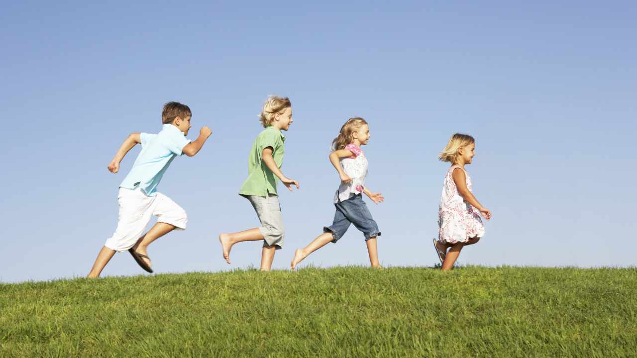 bambini in campagna