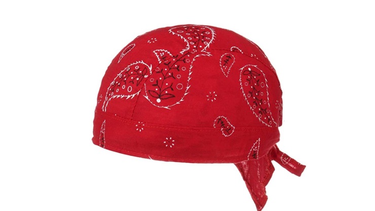 bandana rossa di LIPODO