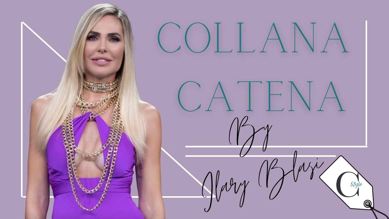 collana catena Ilary Blasi