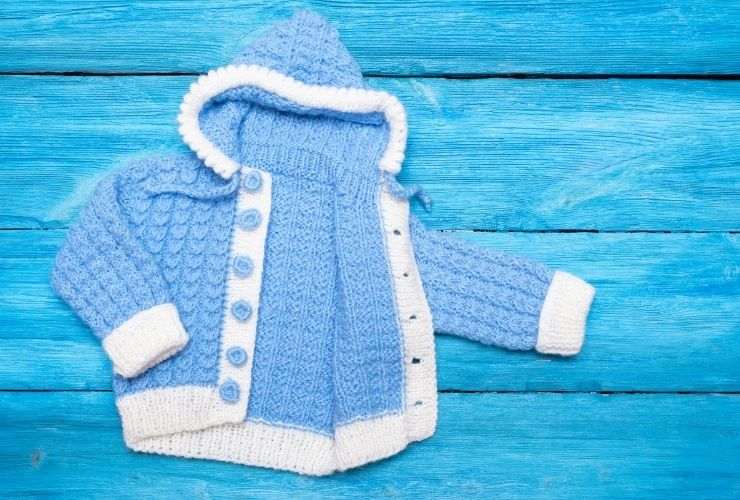 giacchette per bambini in lana grezza