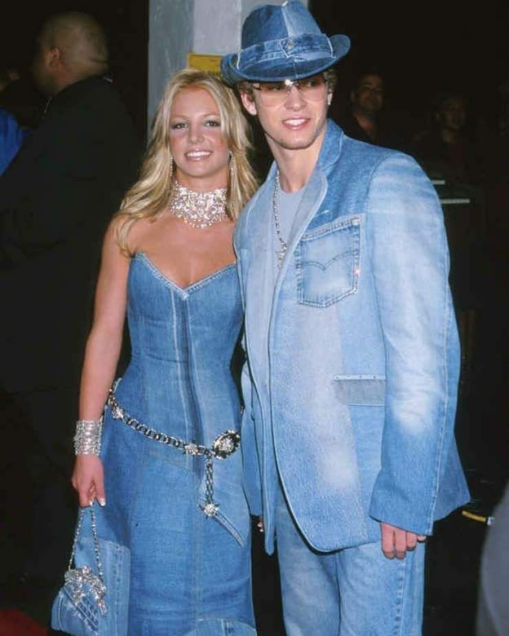 justin e Britney look denim