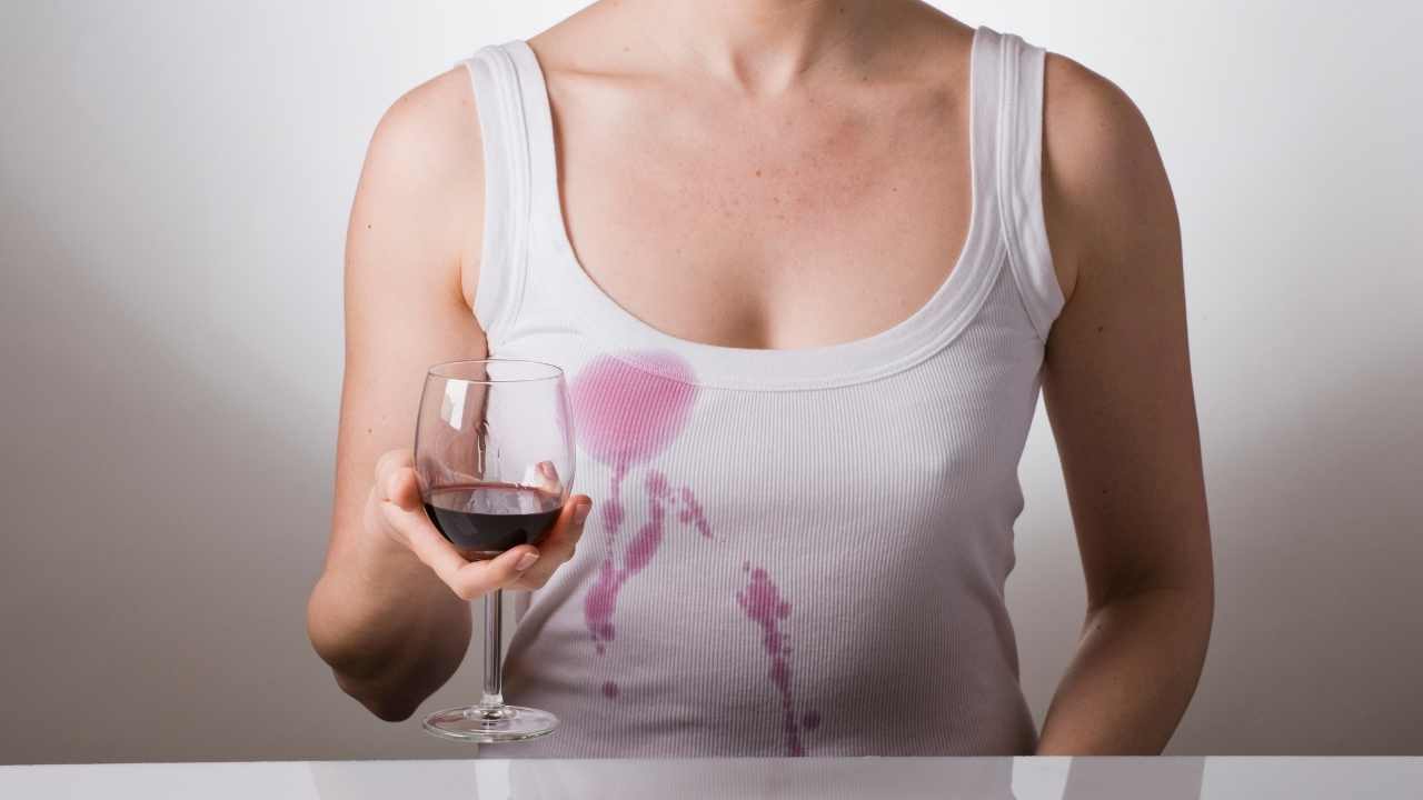 How to Get a Red Wine Stain out of a White Linen Shirt