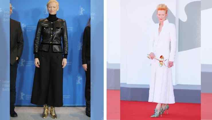 scarpe tilda swinton