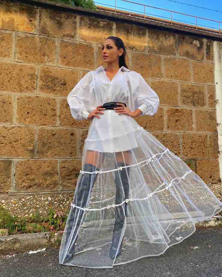 Anna Tatangelo in Elisabetta Franchi