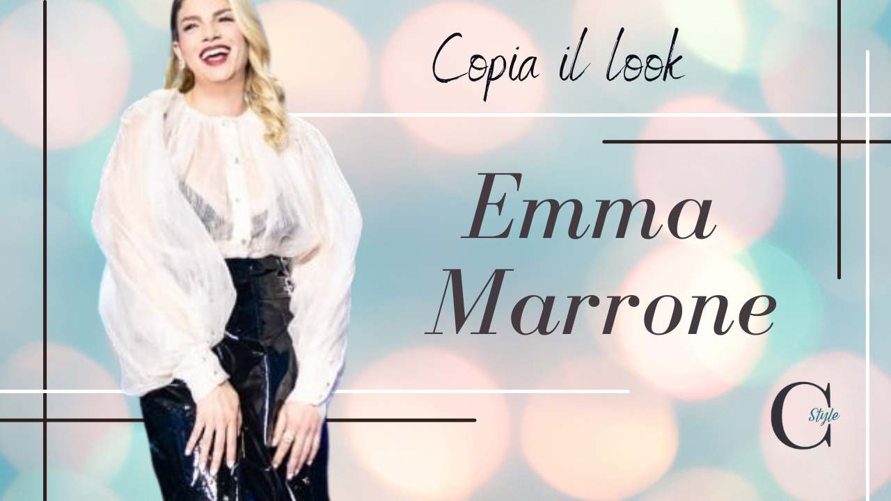 Emma Marrone copia il look