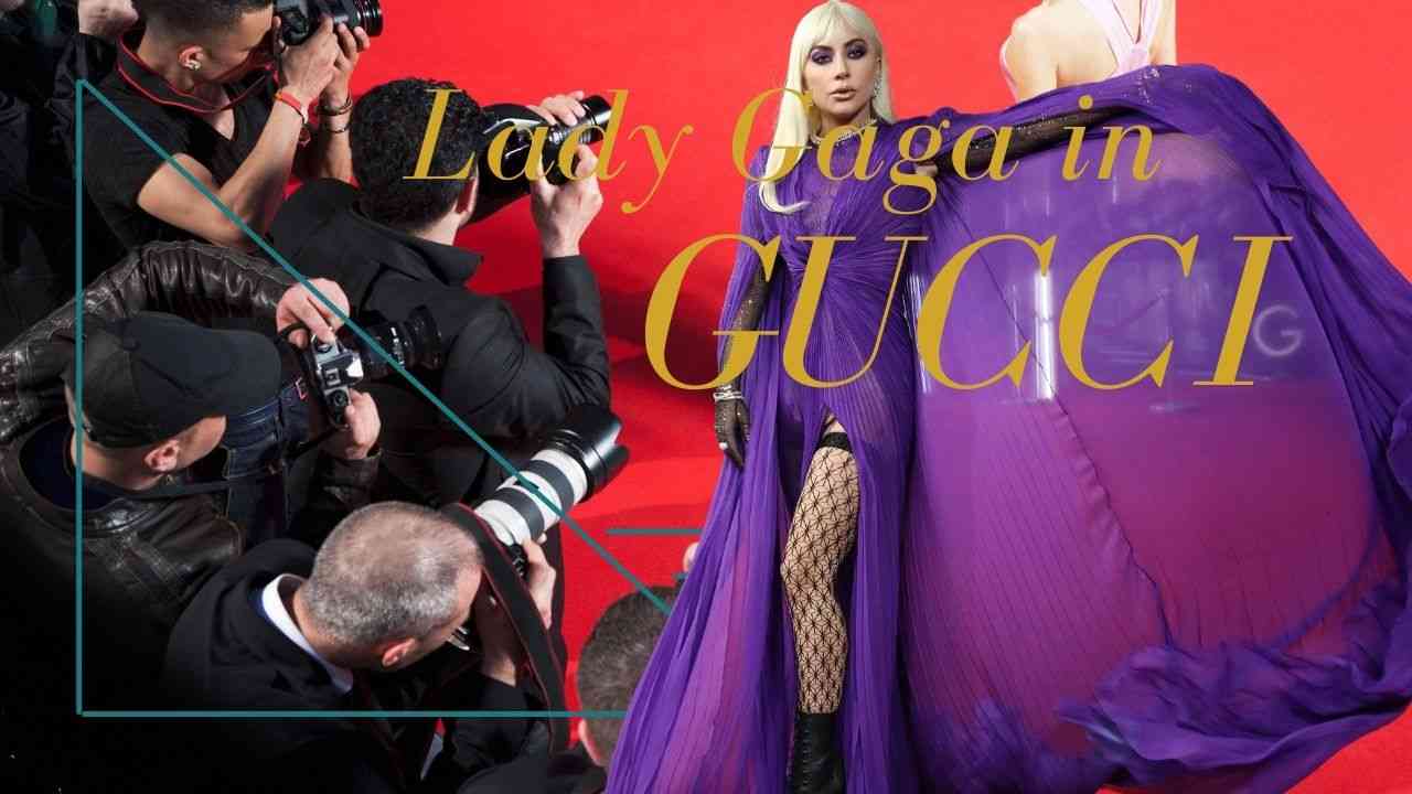 lady gaga abito viola