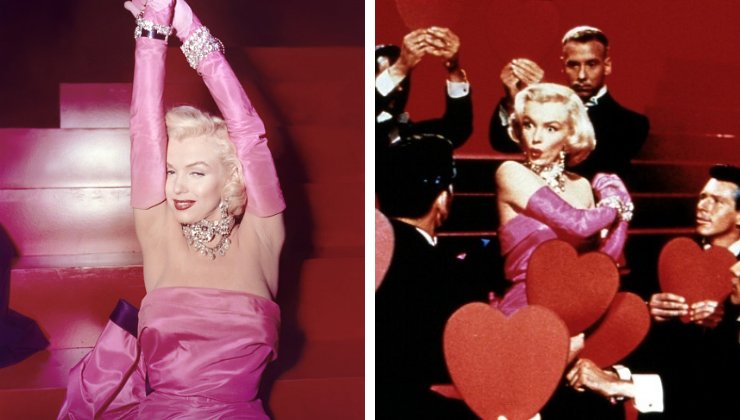 Marilyn Monroe pink dress