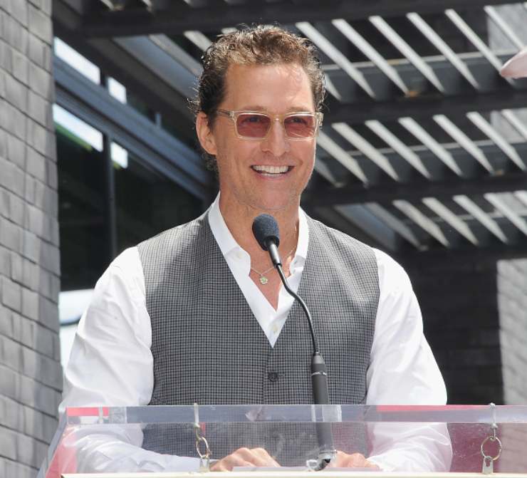 Matthew McConaughey alla Hollywood Walk Of Fame