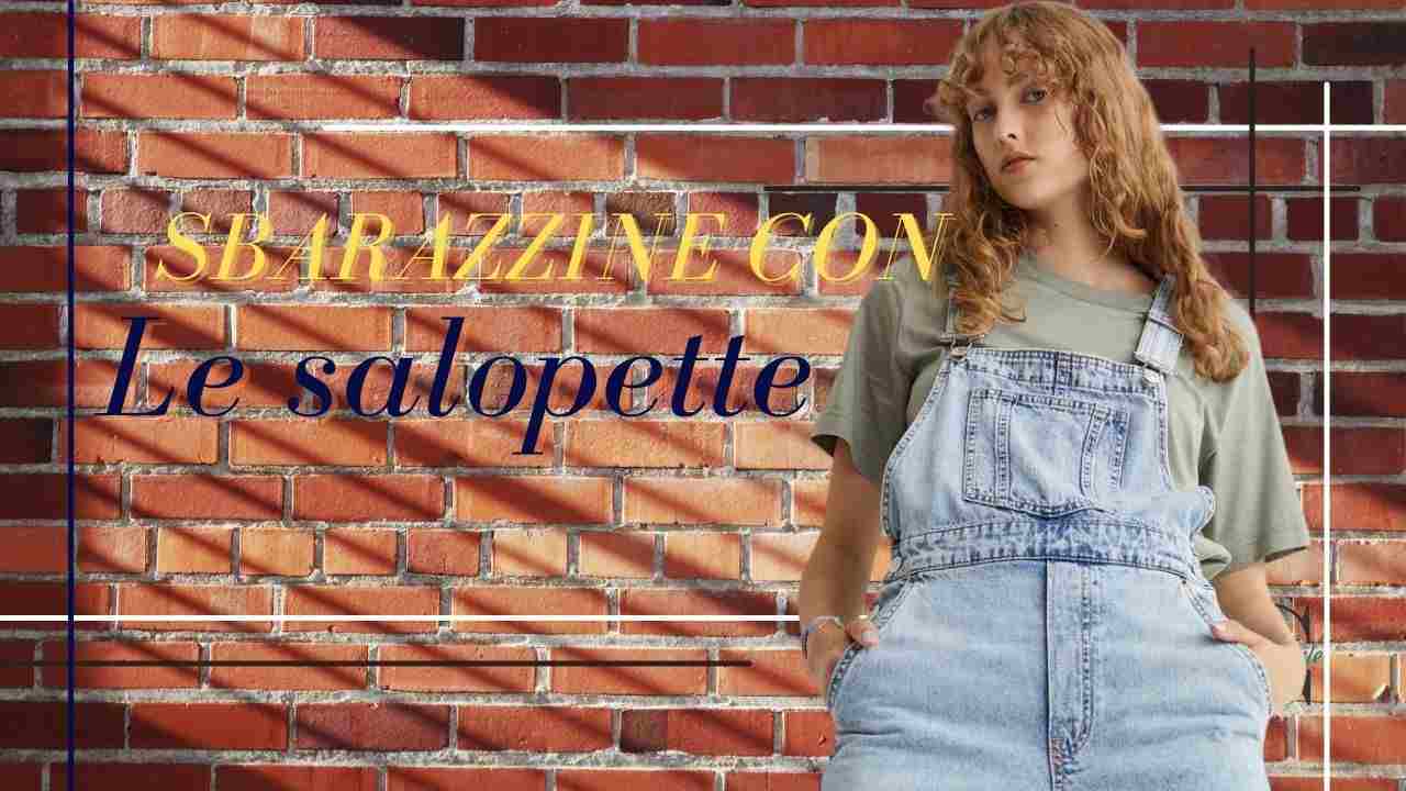 salopette di jeans